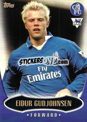 Sticker Eidur Gudjohnsen - Premier Gold 2002-2003 - Topps