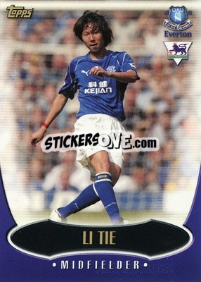 Figurina Li Tie - Premier Gold 2002-2003 n. E1 - Topps