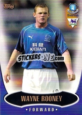 Sticker Wayne Rooney - Premier Gold 2002-2003 n. E3 - Topps
