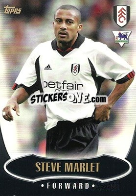 Sticker Steve Marlet - Premier Gold 2002-2003 n. F4 - Topps