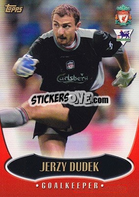 Sticker Jerzy Dudek - Premier Gold 2002-2003 n. L1 - Topps
