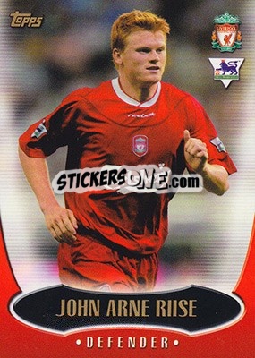 Sticker John Arne Riise - Premier Gold 2002-2003 n. L3 - Topps