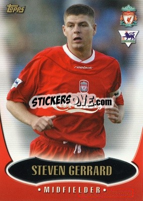 Sticker Steven Gerrard - Premier Gold 2002-2003 n. L5 - Topps
