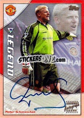 Sticker Peter Schmeichel - Premier Gold 2002-2003 n. LA7 - Topps