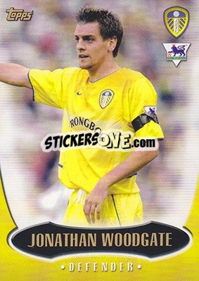 Sticker Jonathan Woodgate - Premier Gold 2002-2003 n. LU3 - Topps