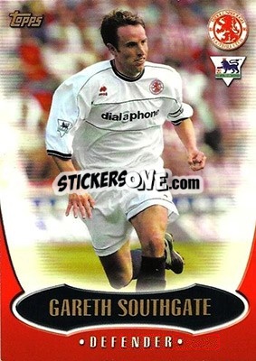 Sticker Gareth Southgate - Premier Gold 2002-2003 n. M1 - Topps