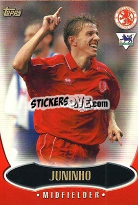Sticker Juninho - Premier Gold 2002-2003 n. M2 - Topps
