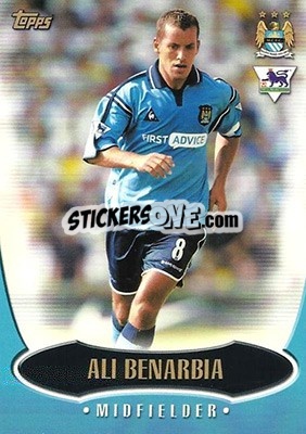 Sticker Ali Benarbia - Premier Gold 2002-2003 n. MC4 - Topps