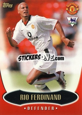 Sticker Rio Ferdinand - Premier Gold 2002-2003 n. MU2 - Topps
