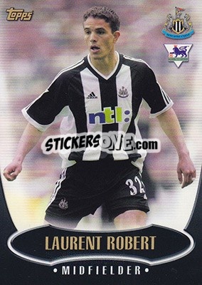 Sticker Laurent Robert - Premier Gold 2002-2003 n. NU3 - Topps