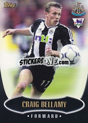 Sticker Craig Bellamy - Premier Gold 2002-2003 n. NU5 - Topps