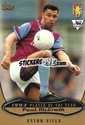 Sticker Paul McGrath - Premier Gold 2002-2003 n. PotY1 - Topps