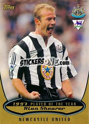 Sticker Alan Shearer - Premier Gold 2002-2003 n. PotY5 - Topps
