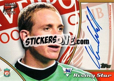 Sticker Chris Kirkland - Premier Gold 2002-2003 n. RS2 - Topps