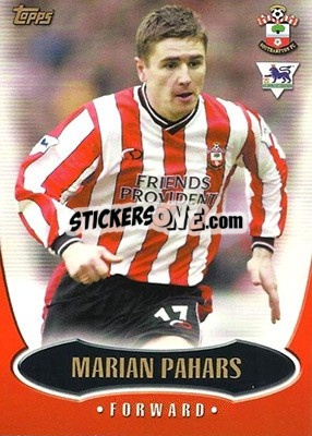 Sticker Marian Pahars - Premier Gold 2002-2003 n. S3 - Topps