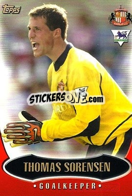 Sticker Thomas Sørensen - Premier Gold 2002-2003 - Topps