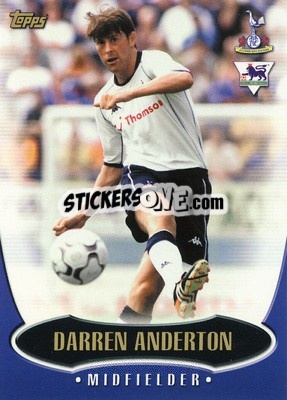 Sticker Darren Anderton - Premier Gold 2002-2003 n. T3 - Topps