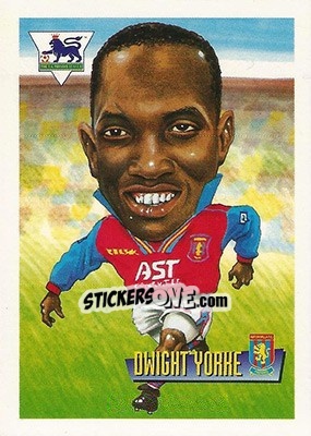 Sticker Dwight Yorke - English Premier League 1996-1997 - Merlin