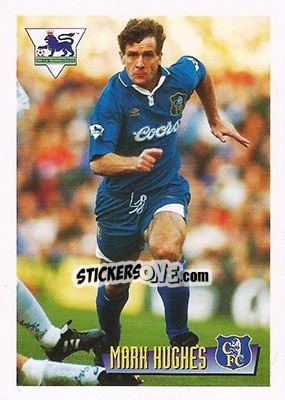 Cromo Mark Hughes - English Premier League 1996-1997 - Merlin