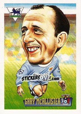 Cromo Gary McAllister - English Premier League 1996-1997 - Merlin