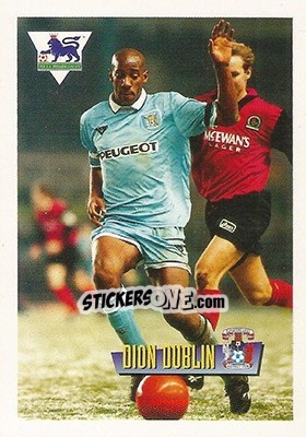 Cromo Dion Dublin - English Premier League 1996-1997 - Merlin