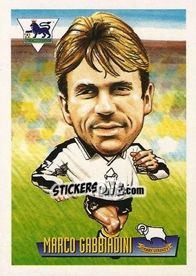 Sticker Marco Gabbiadini - English Premier League 1996-1997 n. 17 - Merlin
