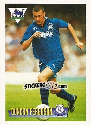 Cromo Duncan Ferguson - English Premier League 1996-1997 - Merlin