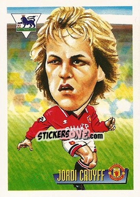 Sticker Jordi Cruyff - English Premier League 1996-1997 - Merlin