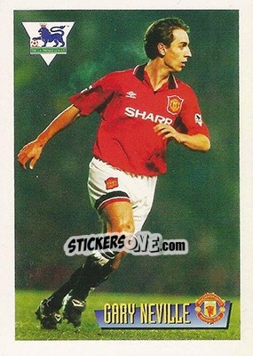 Sticker Gary Neville - English Premier League 1996-1997 n. 34 - Merlin