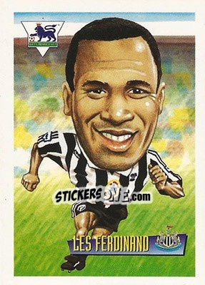 Sticker Les Ferdinand - English Premier League 1996-1997 n. 40 - Merlin
