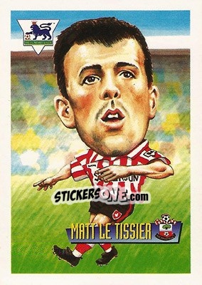 Sticker Matthew Le Tissier - English Premier League 1996-1997 n. 50 - Merlin
