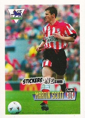 Sticker Martin Scott - English Premier League 1996-1997 n. 54 - Merlin