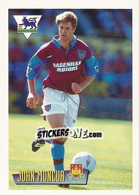 Cromo John Moncur - English Premier League 1996-1997 - Merlin