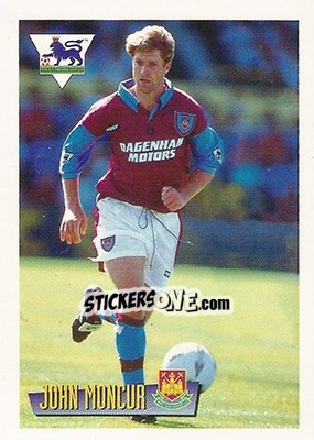 Sticker John Moncur - English Premier League 1996-1997 n. 61 - Merlin