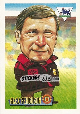 Sticker Alex Ferguson - English Premier League 1996-1997 n. 65 - Merlin