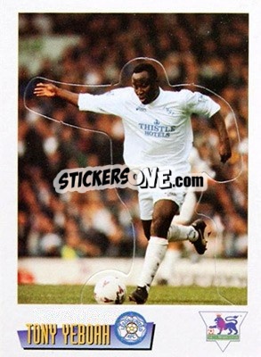 Figurina Tony Yeboah - English Premier League 1996-1997 n. S8 - Merlin