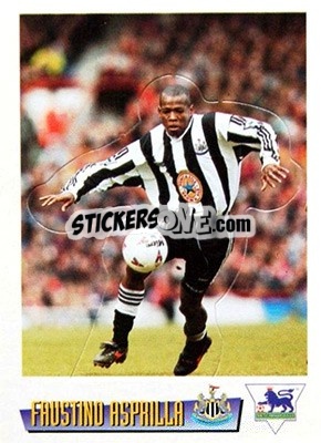 Sticker Faustino Asprilla - English Premier League 1996-1997 - Merlin