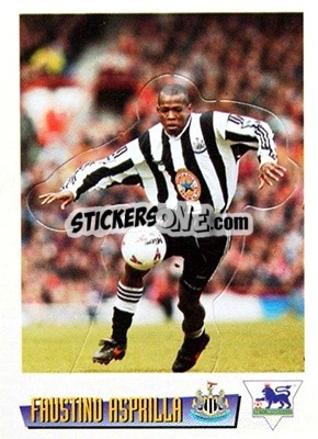 Sticker Faustino Asprilla - English Premier League 1996-1997 n. S13 - Merlin
