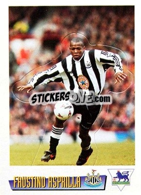 Figurina Faustino Asprilla - English Premier League 1996-1997 - Merlin