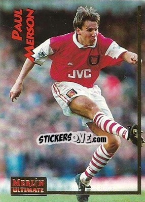 Cromo Paul Merson - English Premier League 1995-1996 - Merlin