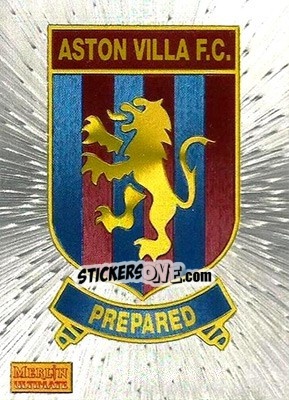 Cromo Metallic Club Badge - English Premier League 1995-1996 - Merlin
