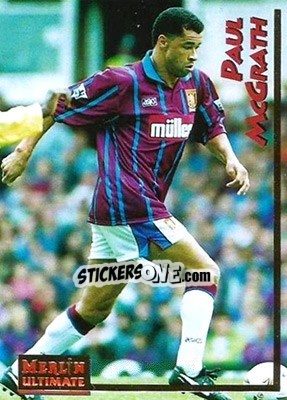 Cromo Paul McGrath - English Premier League 1995-1996 - Merlin