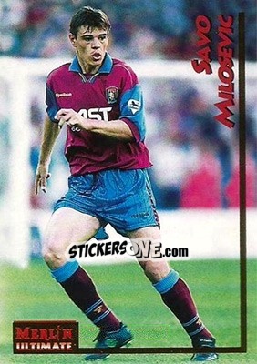 Sticker Savo Milosevic - English Premier League 1995-1996 - Merlin