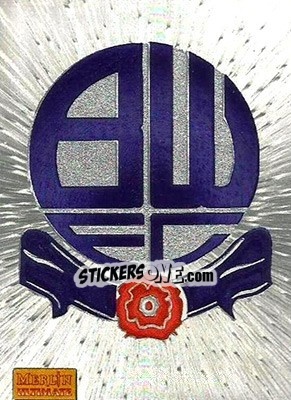 Sticker Metallic Club Badge - English Premier League 1995-1996 n. 37 - Merlin