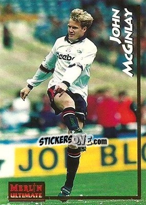 Cromo John McGinlay - English Premier League 1995-1996 - Merlin