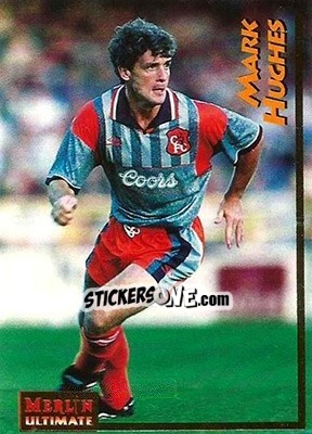 Cromo Mark Hughes - English Premier League 1995-1996 - Merlin