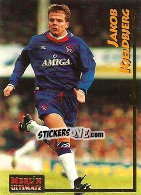 Cromo Jakob Kjeldberg - English Premier League 1995-1996 n. 57 - Merlin