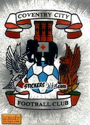 Sticker Metallic Club Badge - English Premier League 1995-1996 - Merlin