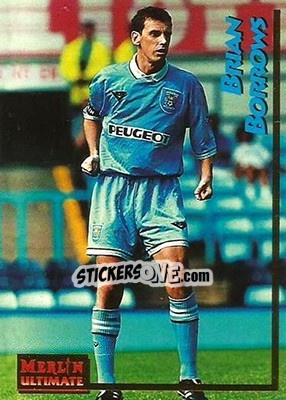 Sticker Brian Borrows - English Premier League 1995-1996 n. 64 - Merlin