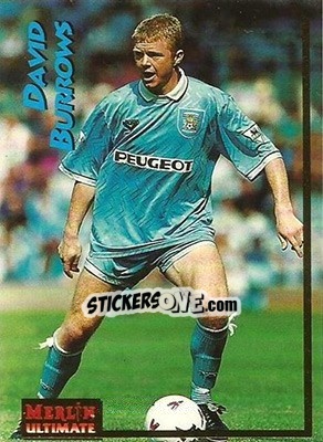 Cromo Davis Burrows - English Premier League 1995-1996 - Merlin